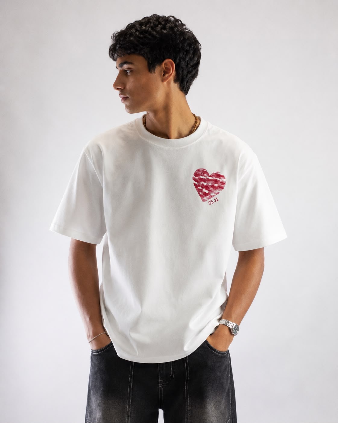 Kisses Heart Tee front view