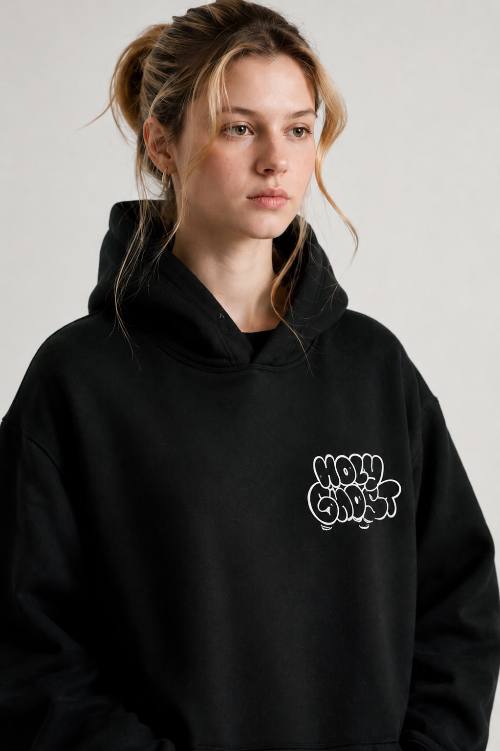 Studio Lyn Holy Ghost hoodie portrait
